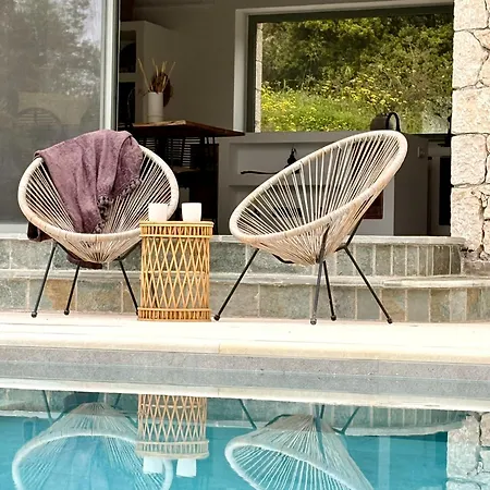 펜션 Xalupi - Design-villa Mit Pool Und Meerblick 팔레오카스트리차